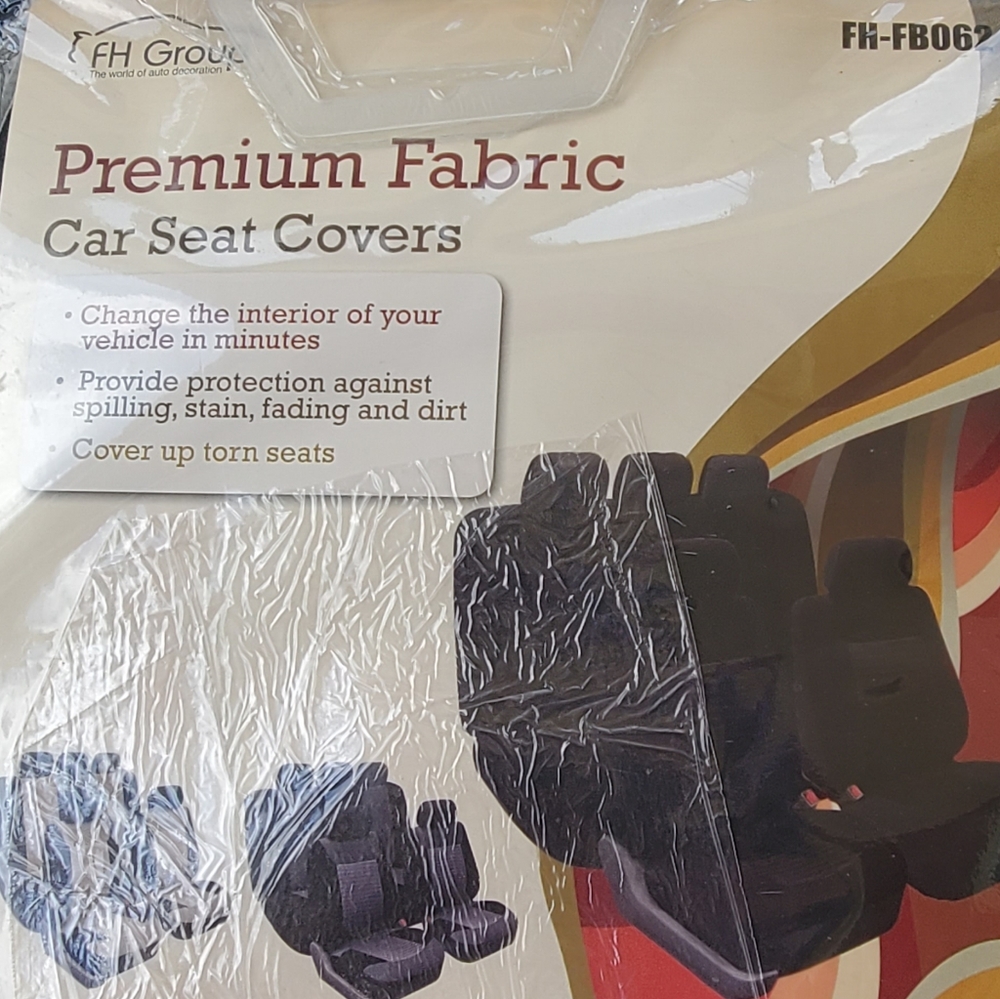 Fh Group Premium Fabric Car Seat Covers